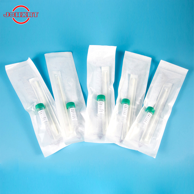 ウイルス輸送媒体チューブ（綿棒付き）